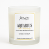 Aquarius Zodiac Candle