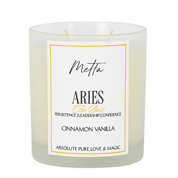 Aries Zodiac Candle