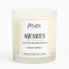 Aquarius Zodiac Candle